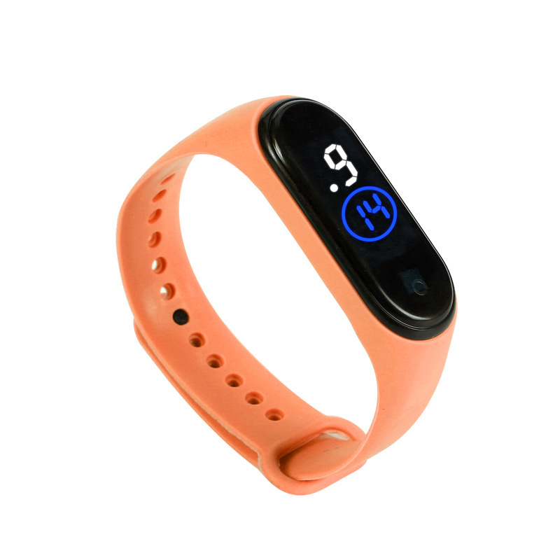 M4 táctil LED reloj electrónico en stock al por mayor deportes al aire libre impermeable pulsera reloj simple estudiante luminoso reloj