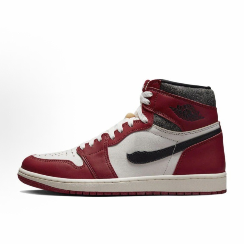 Comercio exterior AJ1 zapatos blancos y negros panda zapatos de baloncesto de alto tamaño Joe1 azul blanco puro de Carolina del Norte pareja zapatos casuales image 30
