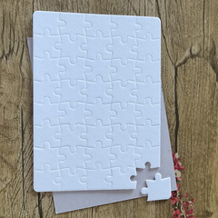 A5珠光熱轉印拼圖DIY照片空白紙拼圖熱轉印定照片圖案a4創意平面