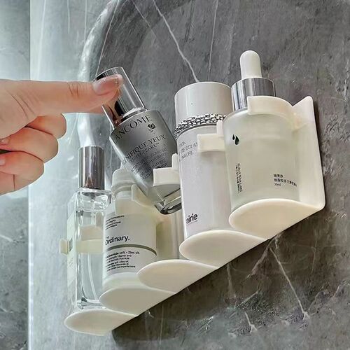 Mirror cabinet storage without drilling, cabinet back wall cosmetic sink wardrobe, cuttable bathroom storage rack
