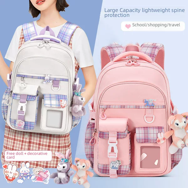 A generation of new cartoon cross-border Primary School schoolbag manufacturers wholesale 1-3-6 Korean princess backpack