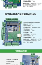 微耕门禁控制器控制板系统单门控主板联网WG2052双门四门WG2051