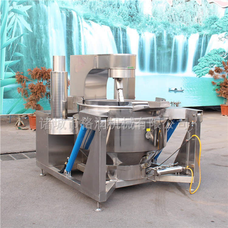商用荞麦粉炒制锅 五谷杂粮行星炒制机器 不锈钢面粉搅拌炒锅