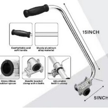 跨境新款割草机辅助把手多功能园林修剪器手柄不锈钢省力手把工具