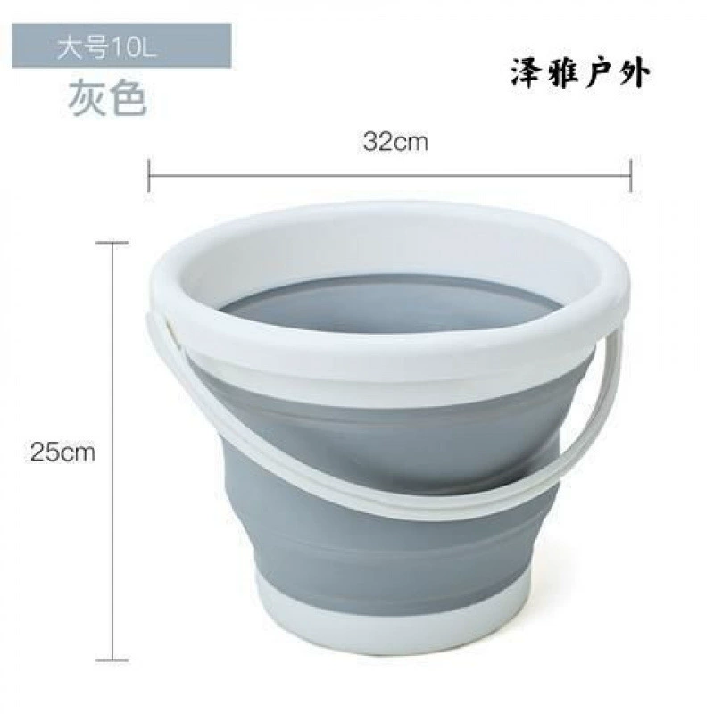 Foldable handheld universal bucket for traveling