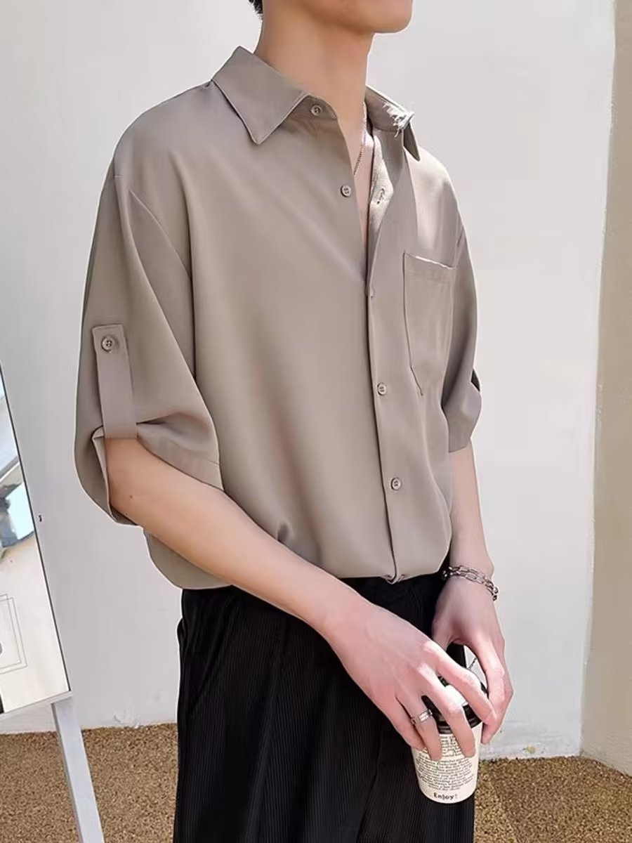 Summer silk shirt