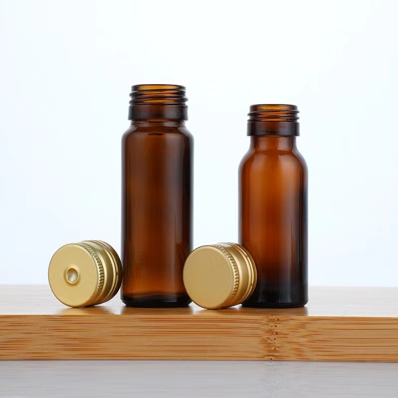 現物茶色ガラス経口液瓶20mlシロップ瓶30ml 50ml茶色酵素瓶健康食品瓶|undefined