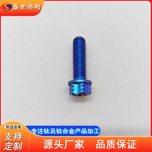 Titanium Alloy Inner Plum Blossom Orchid Head Screws for Bicycles and Electric Motorcycles Modified with High-Strength Color-Plated Bolts