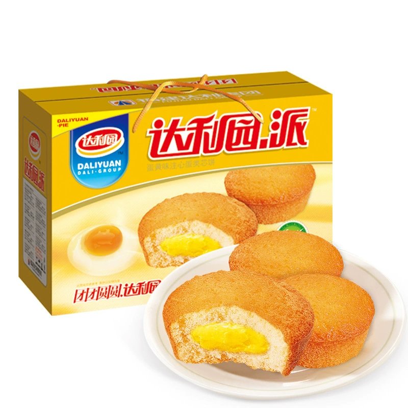 Снежное пирожное (Daliyuan) с яичным желтком и клубничными пирогами, assorted вкусы, несколько размеров упаковки