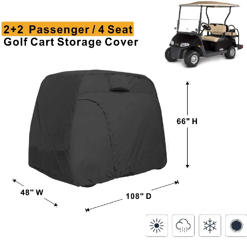 高尔夫车罩高尔夫球车罩高尔夫球车车衣车套防尘防雨罩观光车外罩