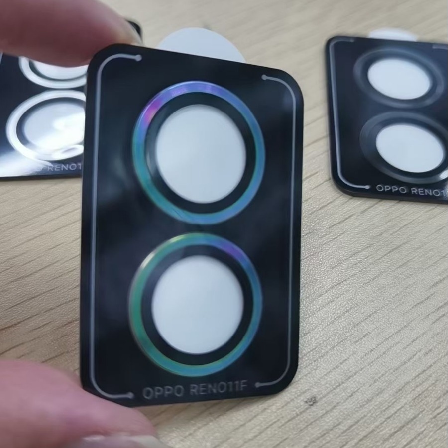Aplicable a la película de lente de teléfono móvil OPPO Reno11F, cámara trasera con película protectora de vidrio de alta definición de segundo posicionamiento