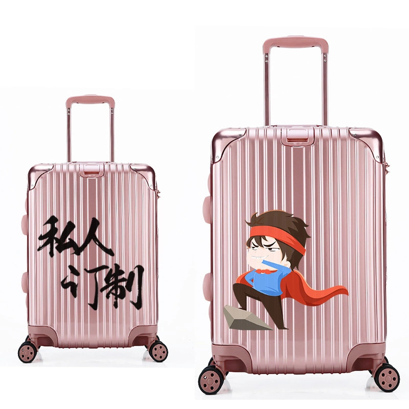 Custom logo trolley case universal wheel aluminum frame luggage student password box female boarding box 20 inch travel luggage Custom logo trolley case universal wheel aluminum frame luggage student password box female boarding box 20 inch travel luggage