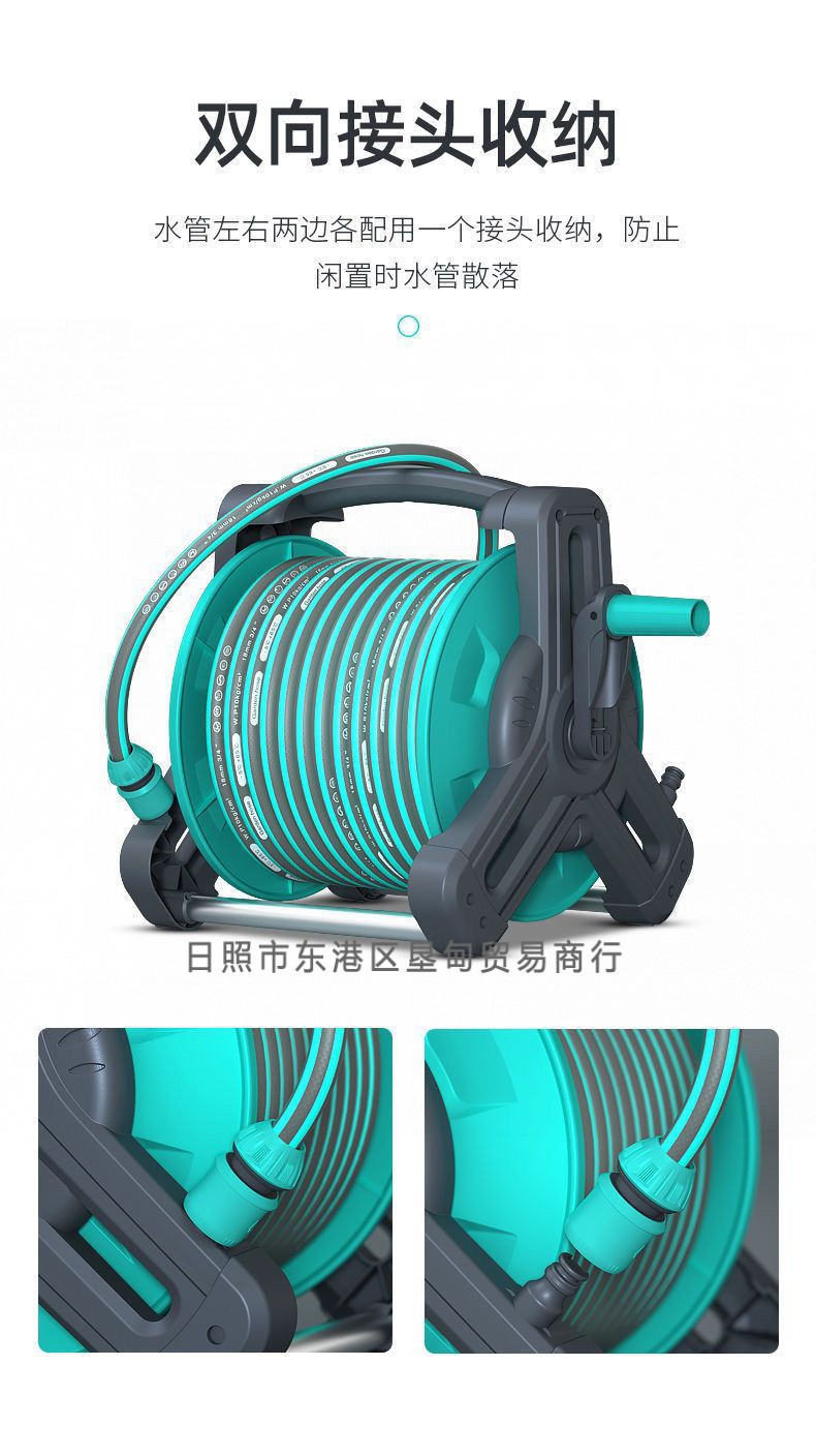 Watering Vegetables, Car Washing, High-Pressure 4-Use Tap Water Hose, Separate Hose for Watering Flowers, Plastic Hose