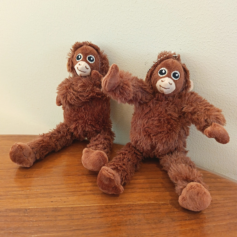 Long-Legged Monkey Plush Toy Cross-Border Internet Celebrity Little Monkey Pendant Cute Orangutan Doll Pendant Keychain Long-Legged Monkey Plush Toy Cross-Border Internet Celebrity Little Monkey Pendant Cute Orangutan Doll Pendant Keychain