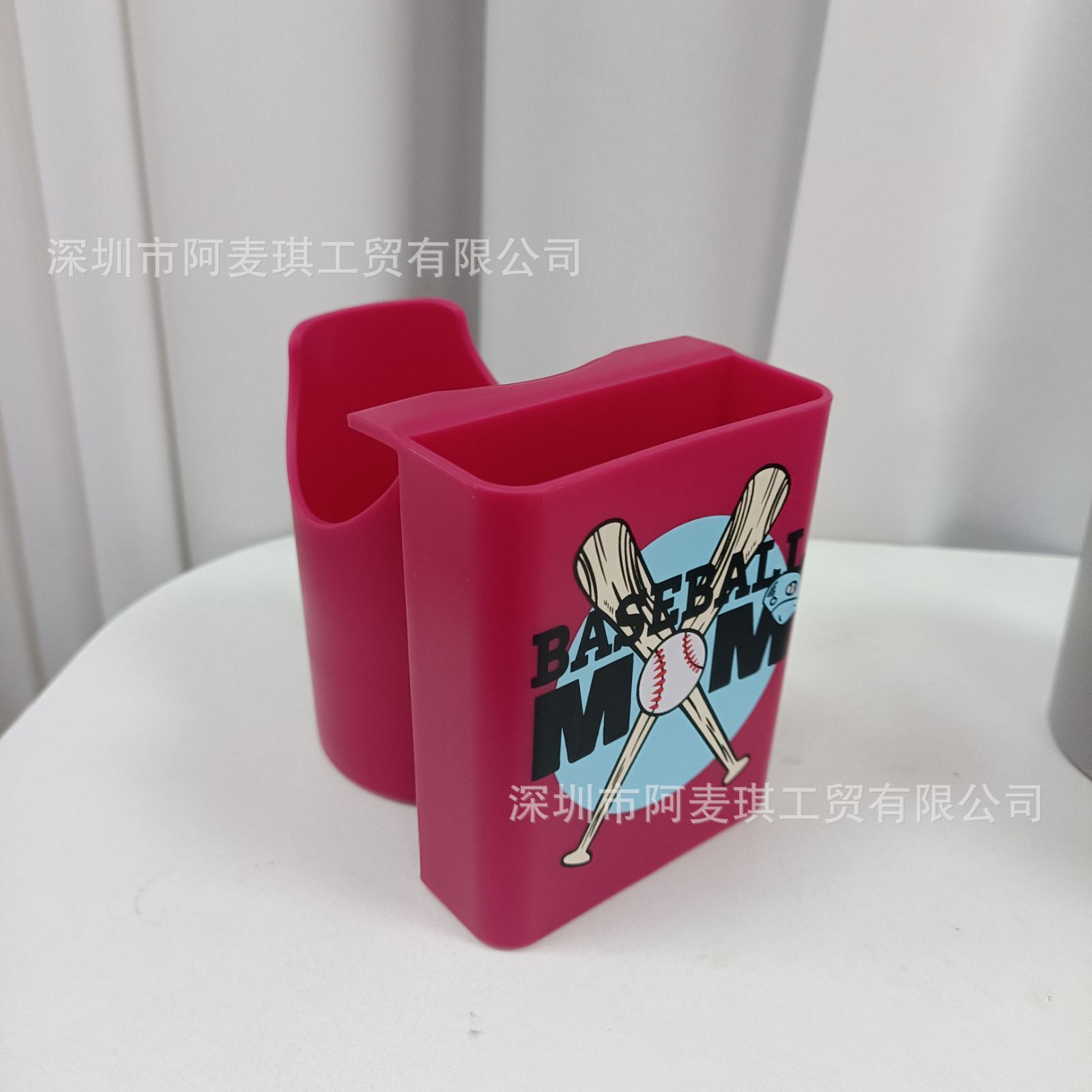 로즈 레드 이중 목적 행잉 컵 휴대폰 박스