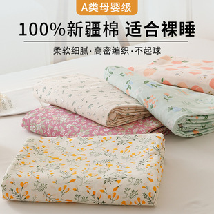 Xinjiang Cotton Pure Cotton Bed Bed Sheets Single Piece 100 Cotton Single and Double Student Dormitory Bed Sheets 2024 New Style for All Seasons