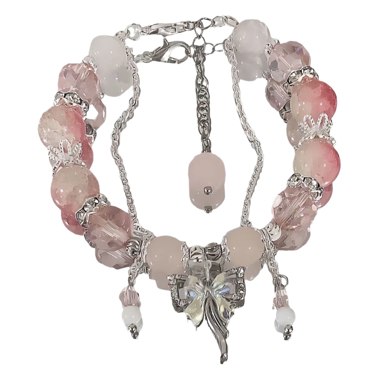 Pequeño Libro Rojo mismo estilo Huarong Wei Zhi periférica derivada impresión Pulsera Rosa ropa pequeña Phoenix pulsera de alta apariencia para las mujeres