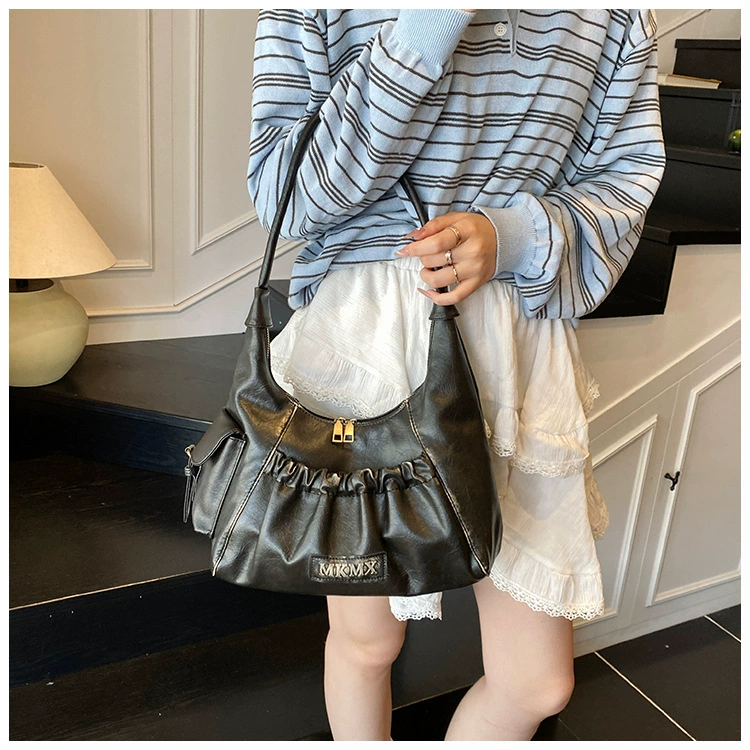 Small retro shoulder bag, one-shoulder bag