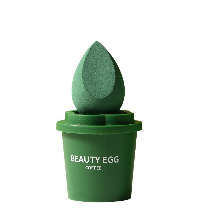 La primera taza de café de reducción única, juego de huevo de belleza, juego de soplo de calabaza, sin polvo, soplo de polvo súper suave, seco y húmedo