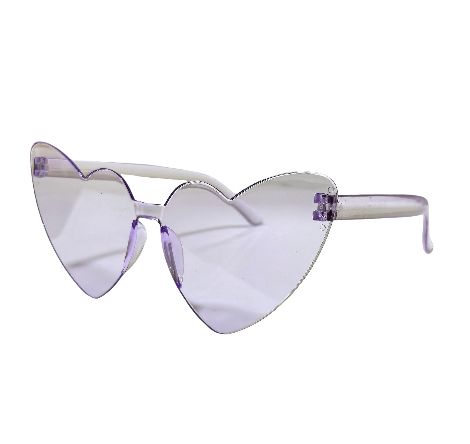 Gafas en forma de corazón Fábrica Gafas de amor de color gelatina de caramelo Personalidad Gafas de sol europeas y americanas Gafas de sol de corazón de melocotón para hombres y mujeres
