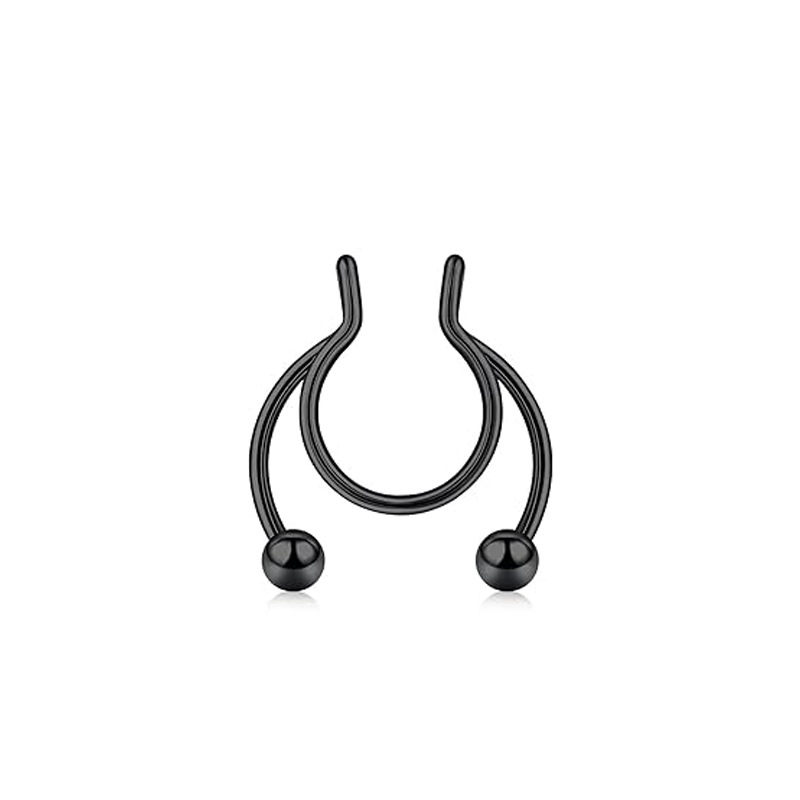 Nesepiercing i rustfritt stål med zirkonia tåler vann_voghion.com