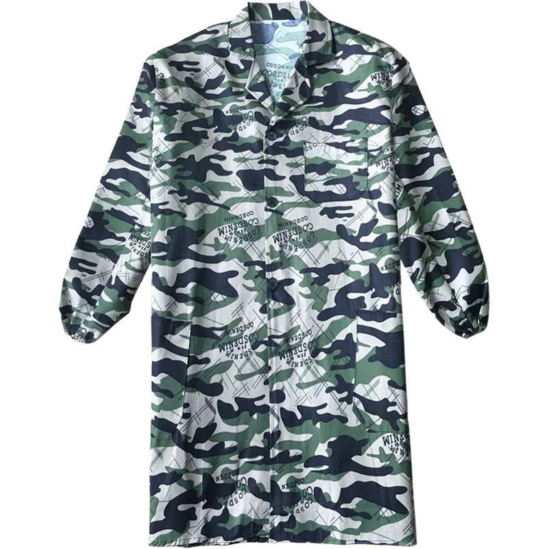 Рабочая одежда синий халат на заказ LOGO с длинным рукавом одежда для страхования труда камуфляжная одежда одежда пылезащитная одежда оптовая одежда