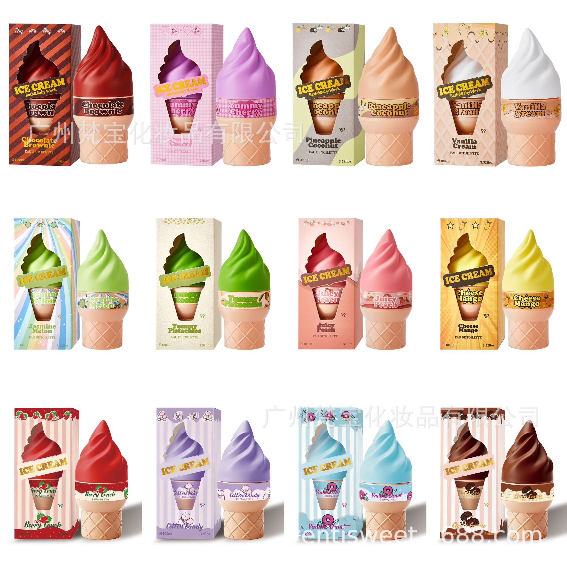[Suporte directo transfronterizo] TK helado dulce perfume damas fragancia perdurable spray corporal fábrica de cabello recto image 1
