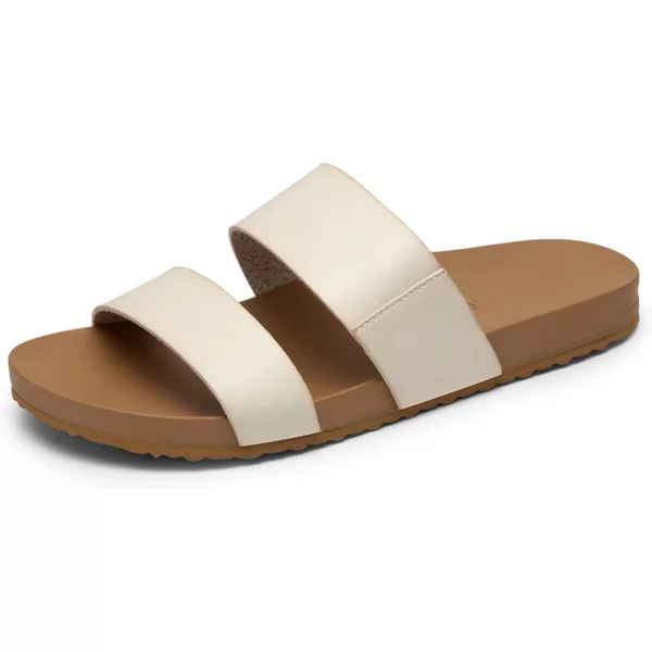 Popular Amazon Cross-Border Foreign Trade Women's Arch-Support Pu Leather Comfortable Thick-Soled Beach Casual Outdoor Sandals