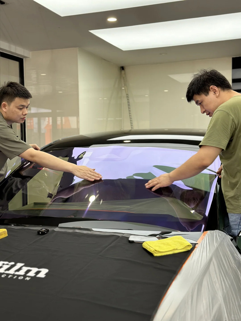 Sanying Emperor Purple K70 Front Glass Magnetron Sputtering High Heat Insulation Sunscreen Solar Film Car Window Glass Privacy Film