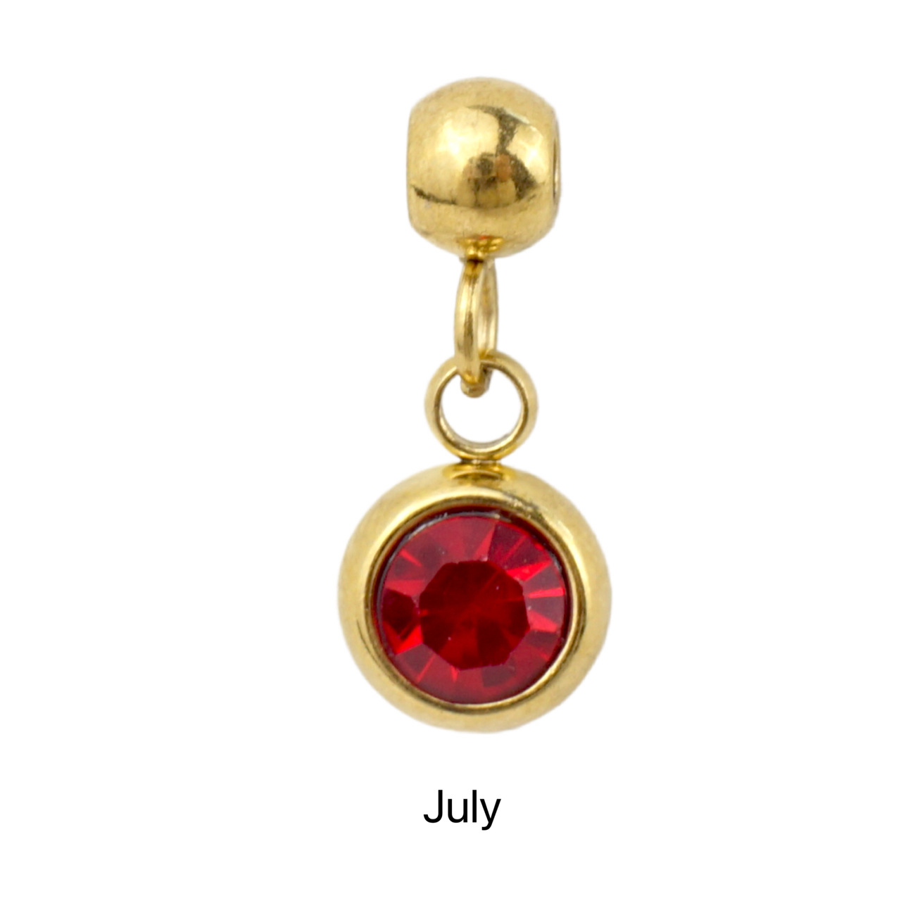 10g Weight Pendant Jewelry Making Type Birthstone Inlay Material DIY Jewelry Accessories Classification 5 PCS/Package Quantity 304 Stainless Steel Material Round Pattern All Seasons Season Simple Style Style 5 PCS/Package 304 Stainless Steel Birthstone Round Pendant 8