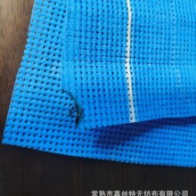 10目大网孔蓝色水刺无纺布过滤用网孔无纺布蓝色除尘网孔无纺布大