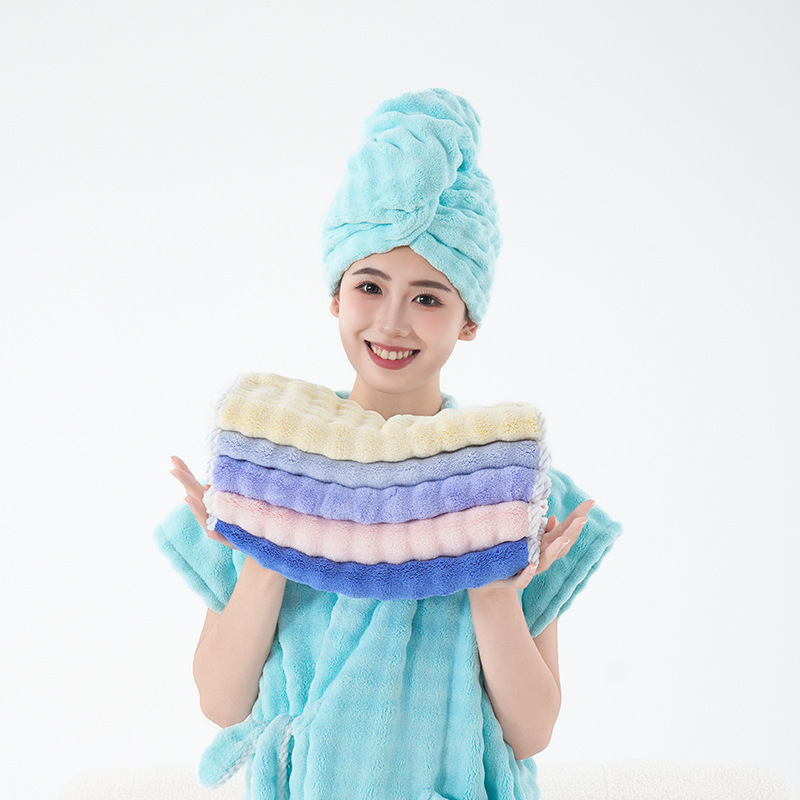 Bubble Velvet Towel Bath Towel Thickeneded Household Quick-Drying Bath Wrap Strong Water Absorption Turban Women's One-Piece Shower Cap Bubble Velvet Towel Bath Towel Thickeneded Household Quick-Drying Bath Wrap Strong Water Absorption Turban Women's One-Piece Shower Cap