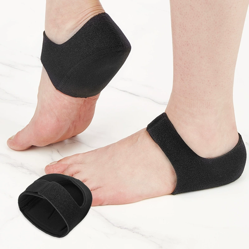 Velcro пятки Крышка пятки носки пятки теплый гель защитный чехол для мужчин и женщин усталость шок поглощения