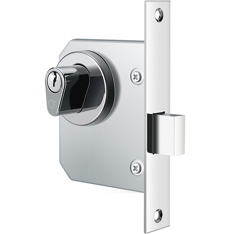 Cerradura de la puerta contra incendios cerradura de la puerta de seguridad Puerta de canal de acero inoxidable manija de la puerta de escape doble cerradura abierta cilindro universal conjunto completo