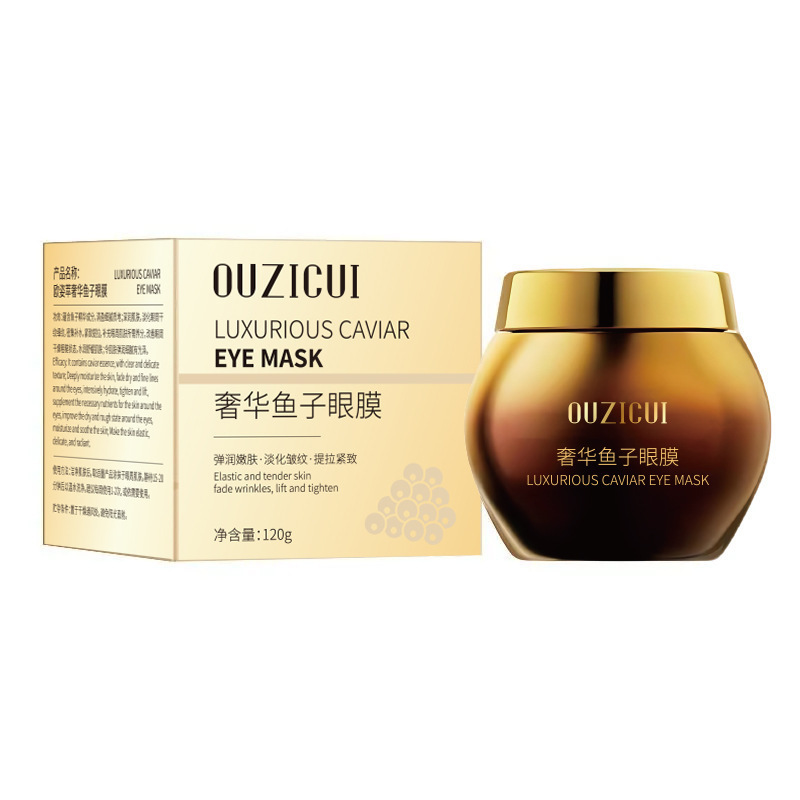 Ozzy Luxury Caviar Eye Mask Hidratación Hidratación Desvanecimiento de las líneas finas Calmante alrededor de los ojos SPA crema de ojos rejuvenecedora image 6