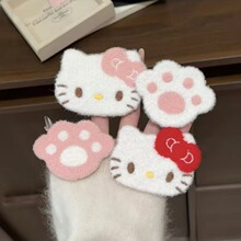 可爱蝴蝶结小猫无痕刘海贴魔术贴发饰少女前额侧边碎发贴整理神器