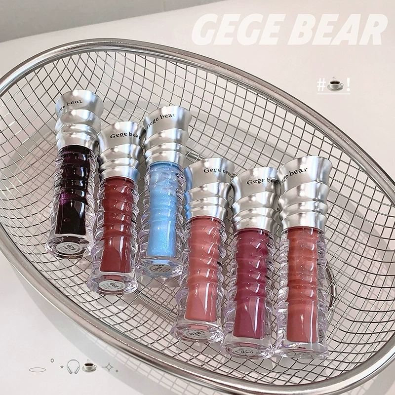 Gege bear戈戈小熊 Питательная помада-гель для губ, эффект зеркала