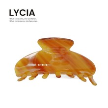 林惜emi跨境源工厂醋酸抓夹环保材质发抓马尾夹jay复古时尚发饰头