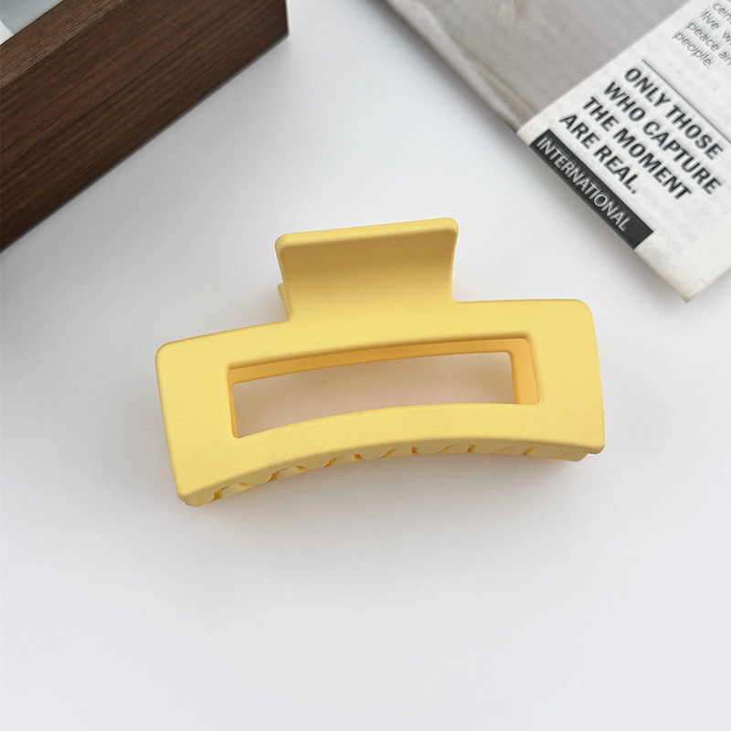 Pinza de tiburón estilo Corea INS, clip esmerilado de color sólido, accesorios de pelo para mujer