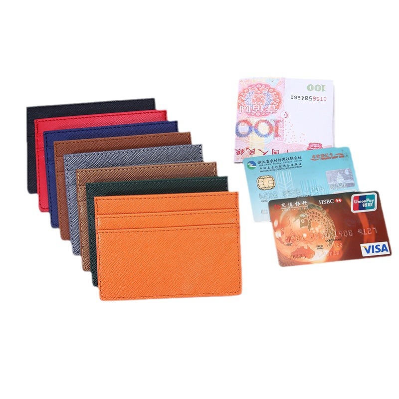 Paquete de tarjeta antimagnética ultrafino cuidadosamente seleccionado transfronterizo, conjunto de tarjeta de banco de autobús para estudiantes multifuncional, conjunto de tarjeta de crédito, conjunto de cambio portátil