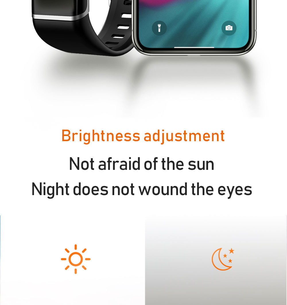 Title 11, CT6 Smart Motion Meter Step Color Screen Bracel...