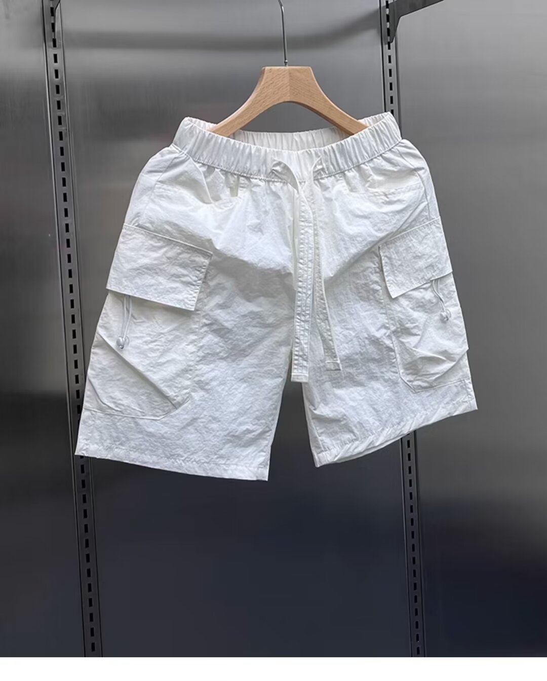 Ultra-Lightweight Men's Quick-Dry Cargo Shorts - Breathable Casual Athletic Shorts With Multiple Pockets For Summer, Beach, And Outdoor Activities_viptrois.com