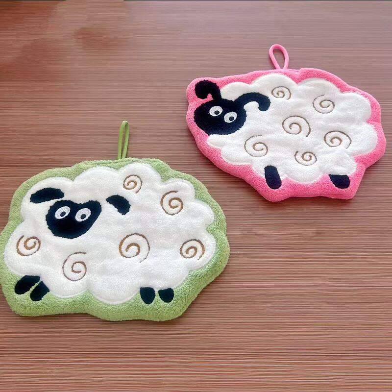 Cross-Border Foreign Trade Shaun the Sheep Cartoon Children's Coral Fleece Hand Towel Hanging Type Wholesale in Stock Sanrio Cross-Border Foreign Trade Shaun the Sheep Cartoon Children's Coral Fleece Hand Towel Hanging Type Wholesale in Stock Sanrio