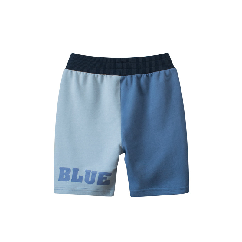 27 niños europeos y americanos ropa de los niños verano Nuevo 2023 pantalones medios del bebé niños quinto pantalones carta una generación