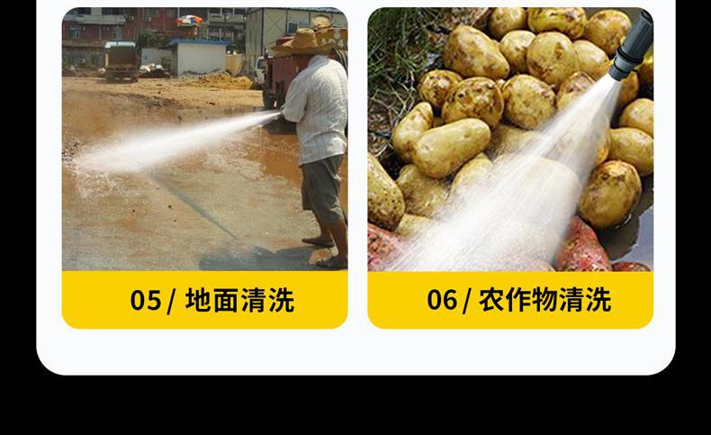 Factory direct car washer 220V portable household high-power high-pressure water pump water property small cleaning machine