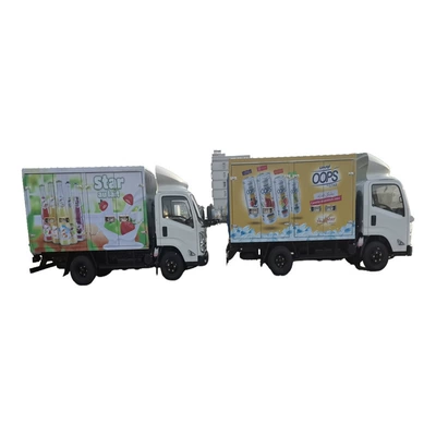 2 Tons Van Export Warehouse Fence Truck Fender Truck Jiangling Dump Truck Engineering Truck Dump Truck (Yük maşınları)