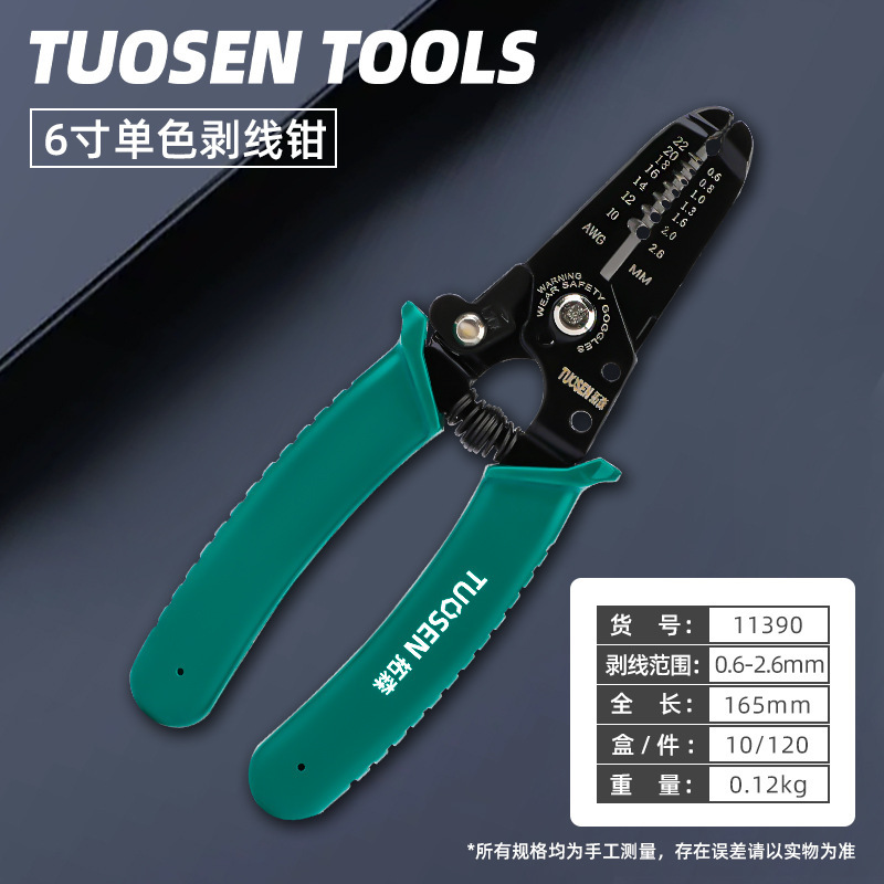 Pinzas de pelado monocromáticas