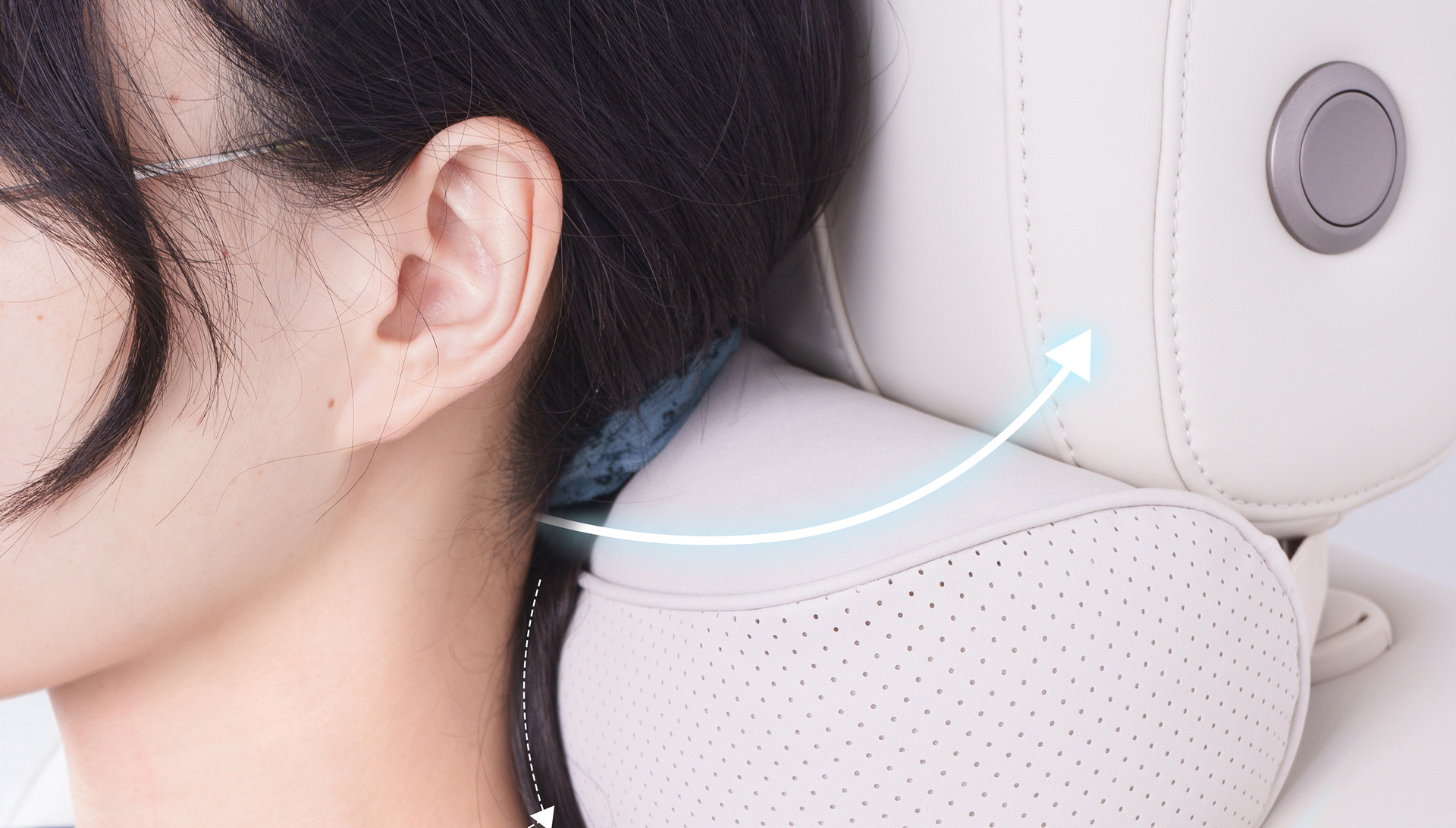 Car Seat Cushion Set Car Headrest Neck and Waist Support Artifact Car-Mounted Unisex Breathable Pillow Lumbar Support