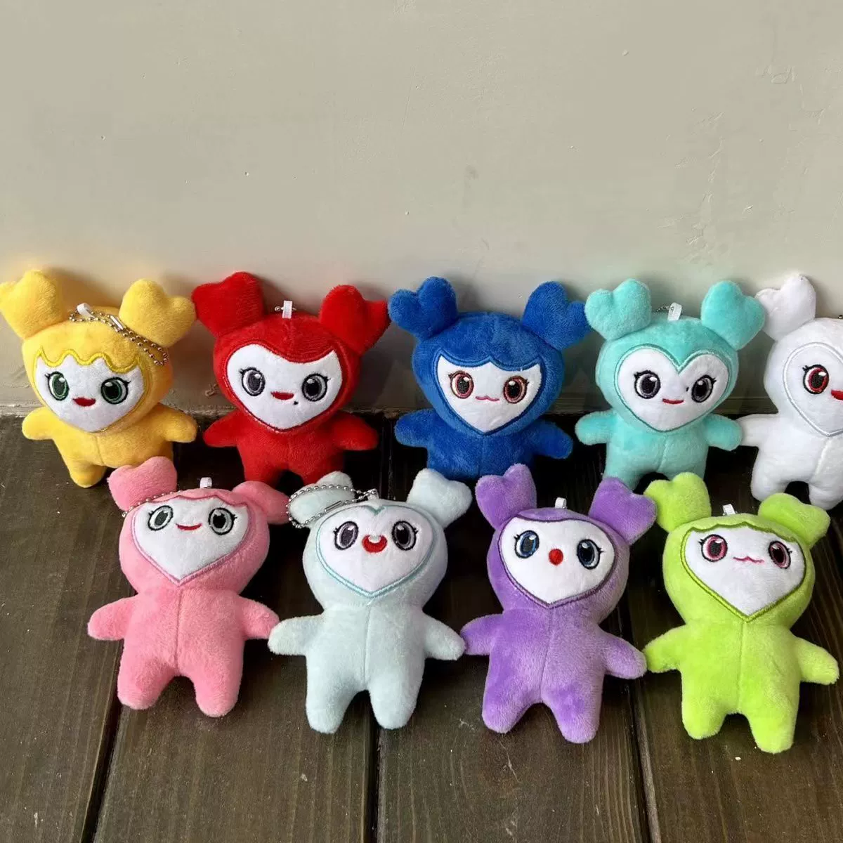 Кросс-бордер точка TWICE Park Zhi Pingjing Tao Suncai Momo Lovely Plush Doll Keychain Pendant