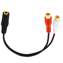 僽���X�D�әC�����l����ɏ����,DC3.5F/2*RCA F Cable